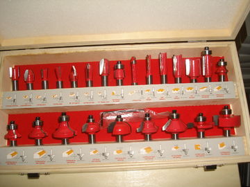 TC-024A κομμάτι δρομολογητών TCT μερών 24PCS μηχανών δρομολογητών χεριών που τίθεται για την ξυλουργική